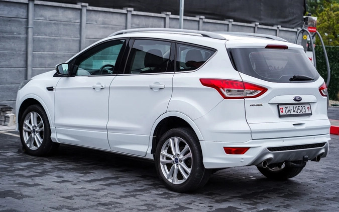 Ford Kuga cena 51900 przebieg: 247500, rok produkcji 2014 z Ozimek małe 781